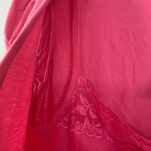 NWT Thalia Sodi Pink Layered Top Juniors Large - Picture 5 of 6